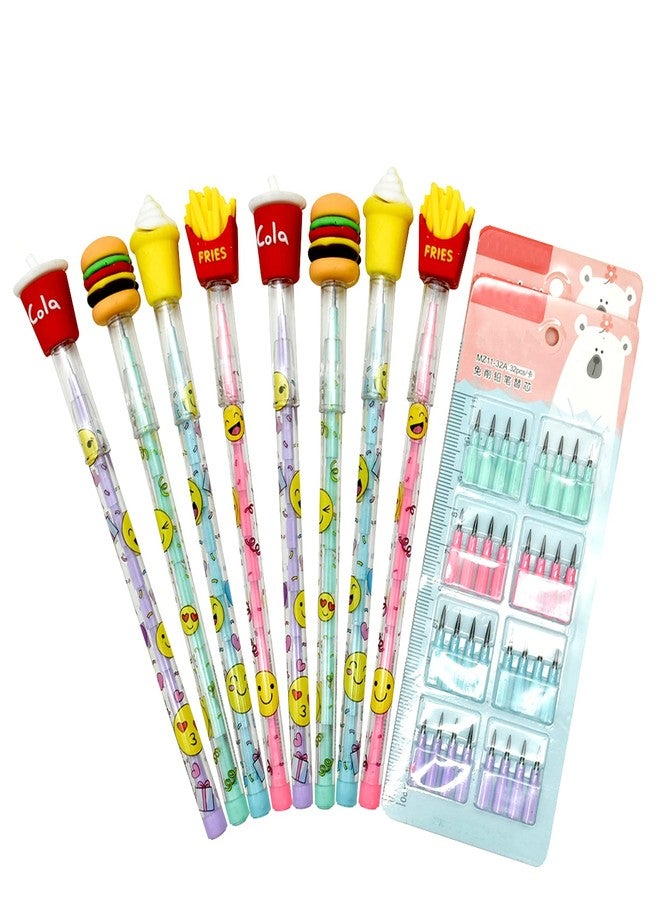 Lopenle 12PCS Novelty Stackable Pencils Pre-sharpened Stacking Pencils Non Sharpening Pencil Multipoint Pencil With 64 Nibs For School Students Using Christmas - Image 1